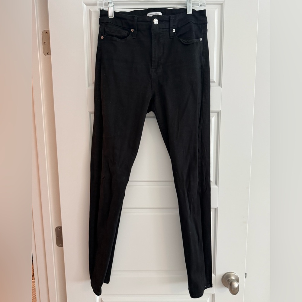 Good American Good Legs Black Jeans
